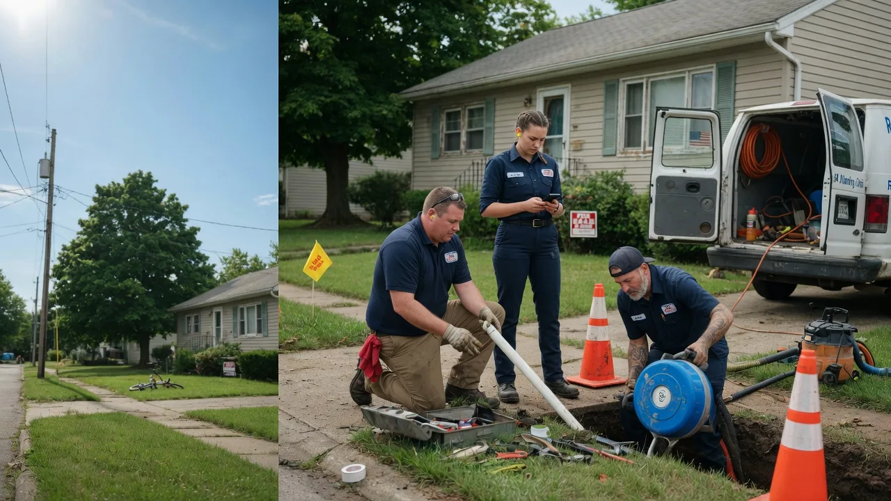 Sewer Line Repair in Huntsville, OH near me